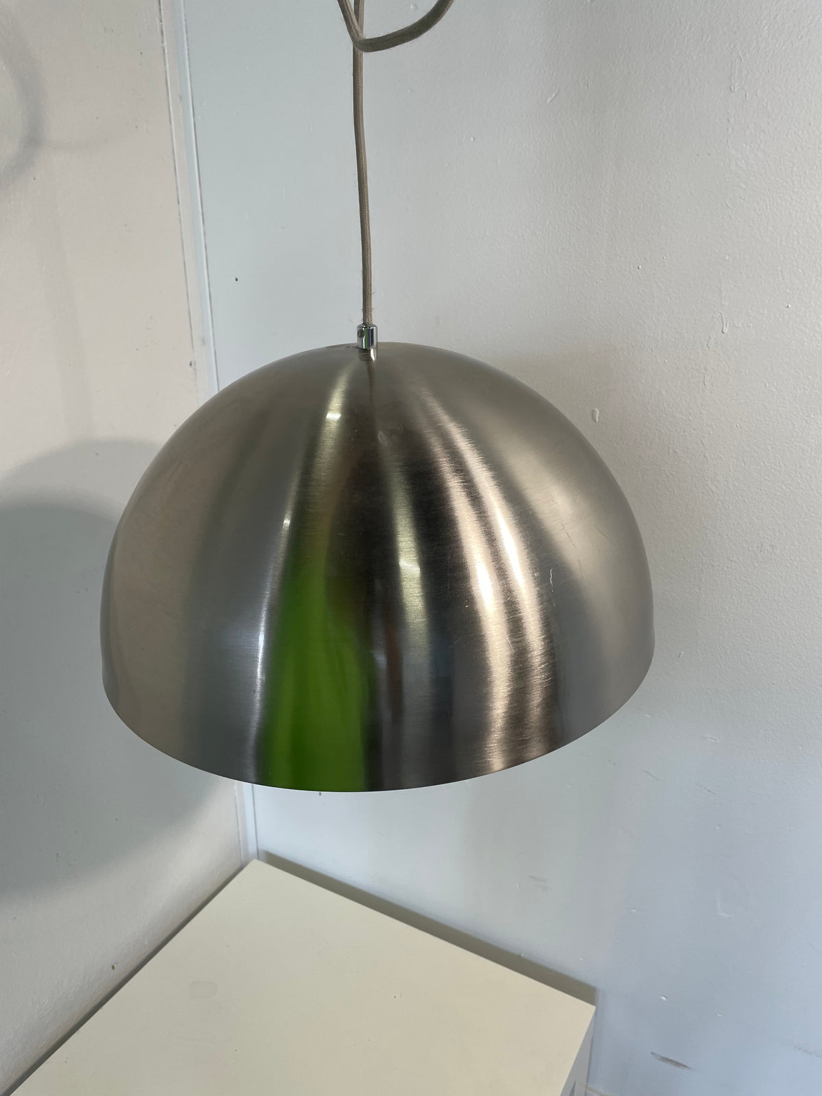 Stainless Steel Semi-circle Built-in LED Pendent Light