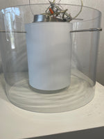 Clear/White Glass Pendant Light