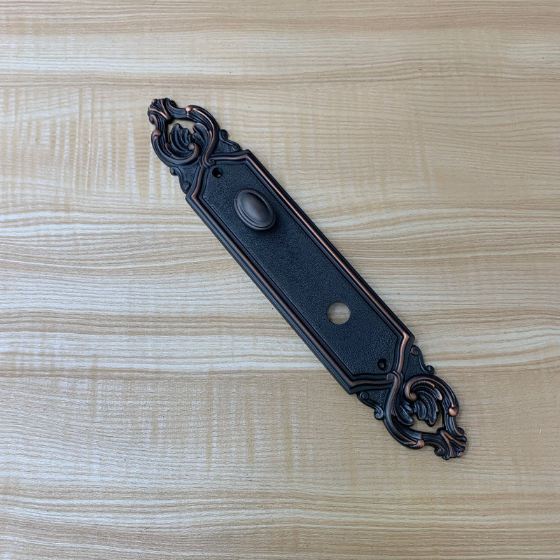 Inside Door Faceplate with Thumb Turn in Antique Brass 8525VEM US5