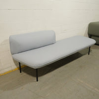 Insula Lax 84-inch Fabric Modular Sofa Combo in Light Blue