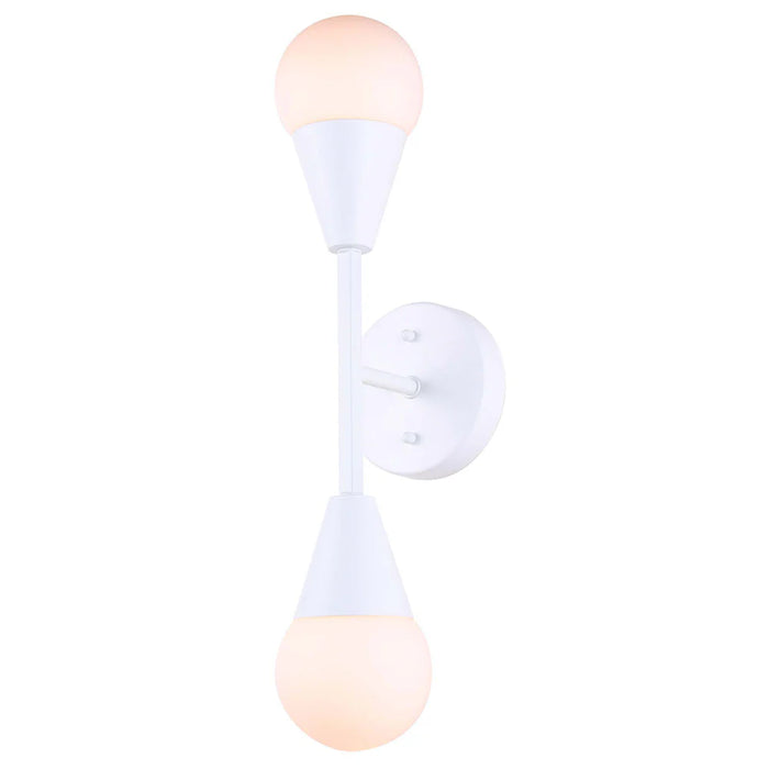 ARLOWE Opal Glass Wall Light - IWF1125A02 - White