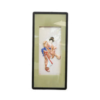 16.5-inch Japanese Shadow Box Art - Geisha Girl