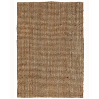 Natural Colour Jute Area Rug 5 x 7