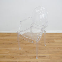 Kartell Louis Ghost Armchair - Crystal