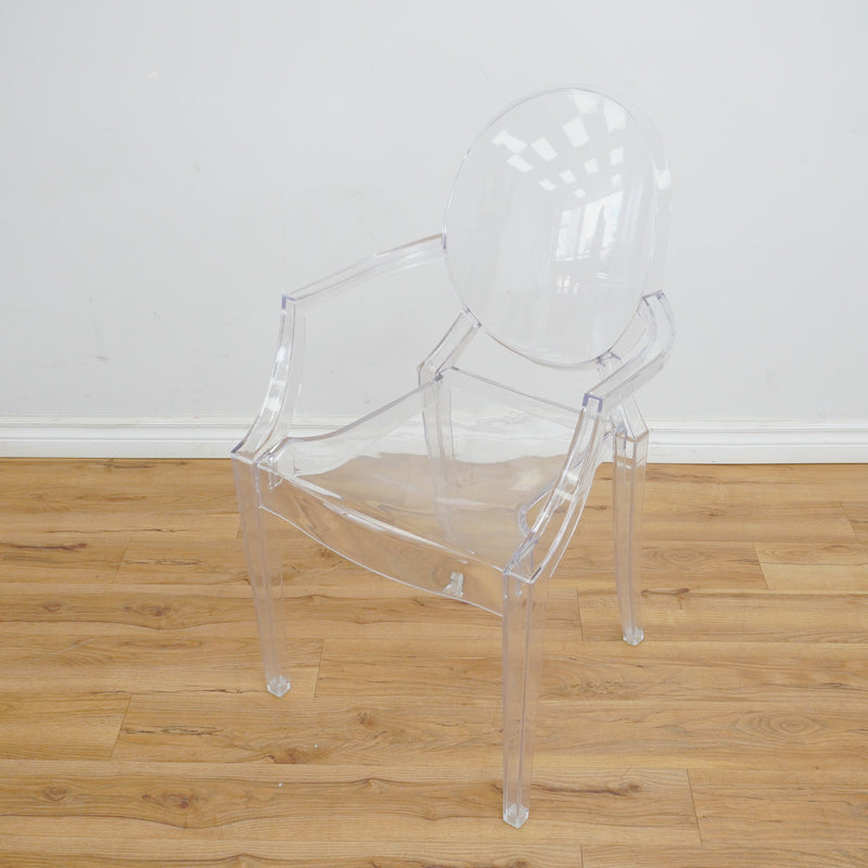 Kartell Louis Ghost Armchair - Crystal