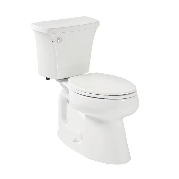 30-inch H 2-Piece 4.8 LPF Single Flush Elongated Toilet in White