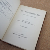 Lady Windermere's Fan by by Oscar Wilde 1909