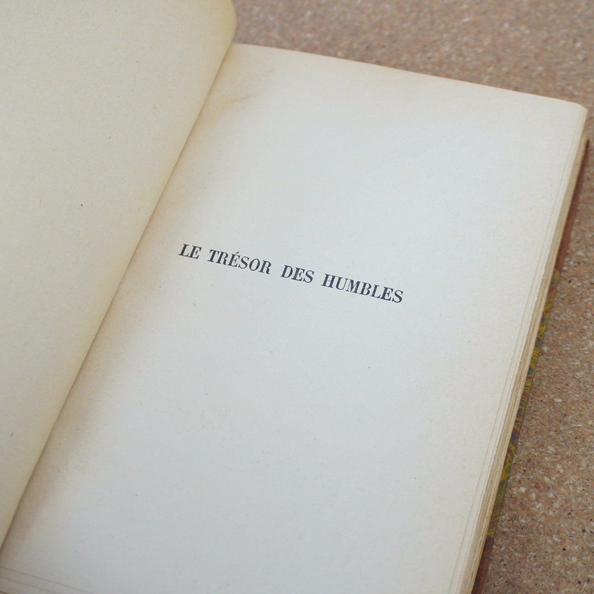 Le Trésor des Humbles by Maurice Maeterlinck 1911