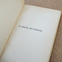 Le Trésor des Humbles by Maurice Maeterlinck 1911