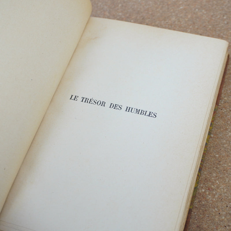 Le Trésor des Humbles by Maurice Maeterlinck 1911