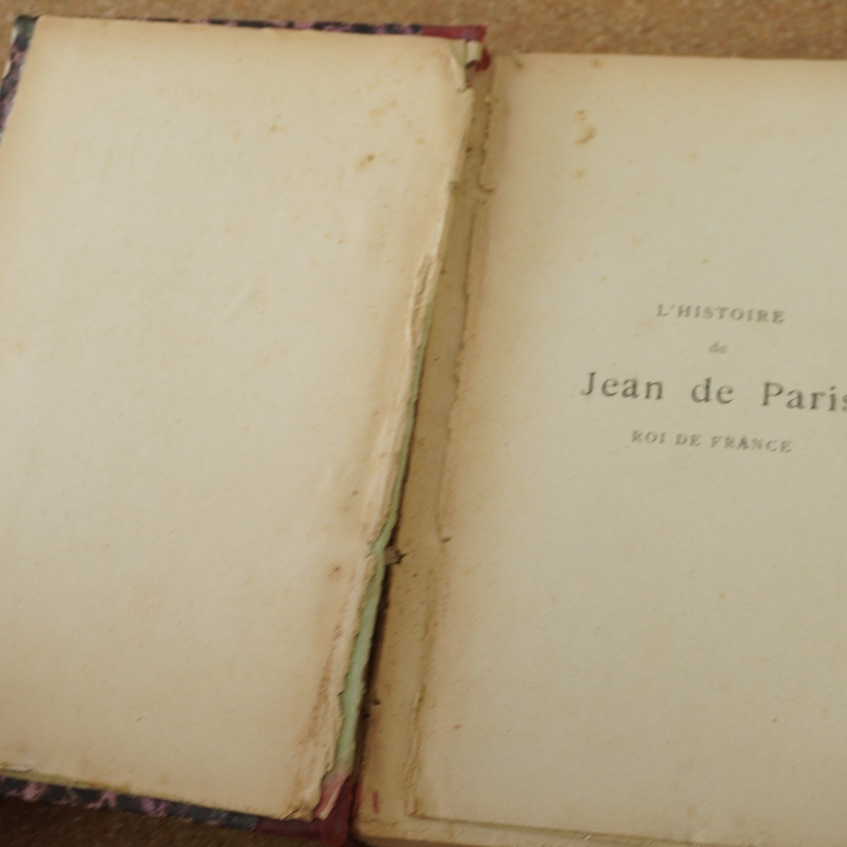 L'Histoire De Jean De Paris 1899