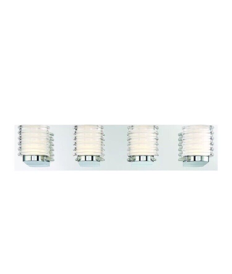 4-Light LED Bath Bar, Wall Sconce