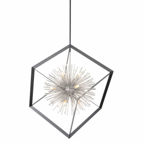 12 Light Sunburst Chandelier