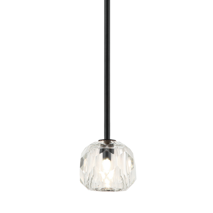 Crystal Pendant Light in Black