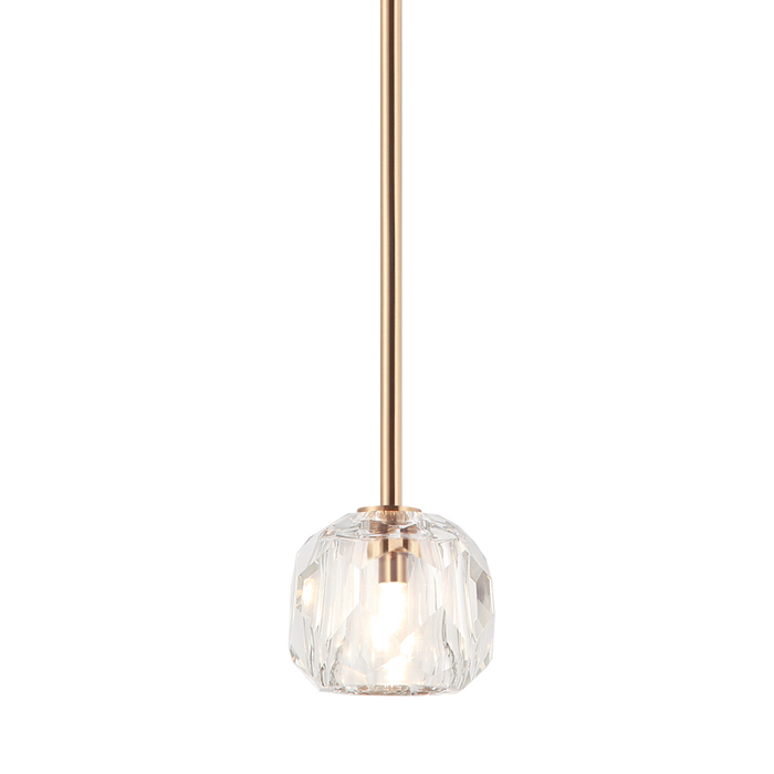 Crystal Pendant Light in Gold