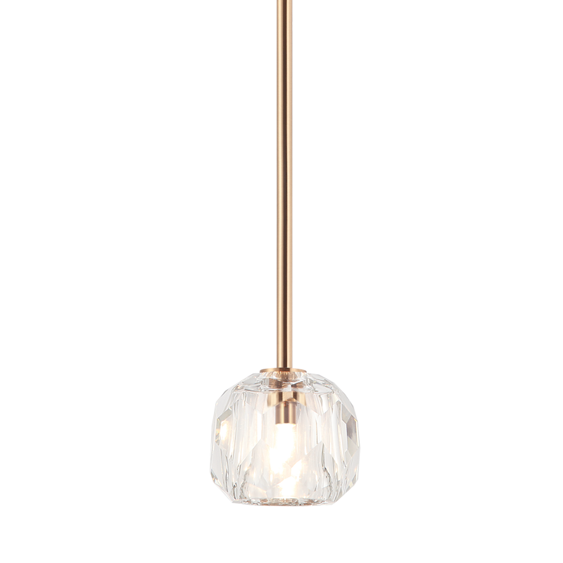 Crystal Pendant Light in Gold