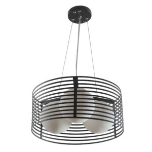 Nickel Wall Sconce with Cylindrical Glass Center