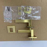 Louisiana Passage Door Lever Set - Left Hand, Satin Brass 1001LOUSR