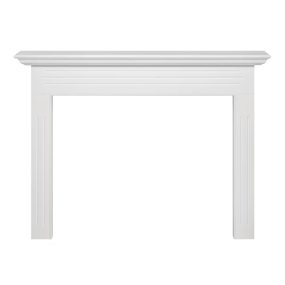 Pearl Mantels The Newport 48" Fireplace Mantel MDF White Paint