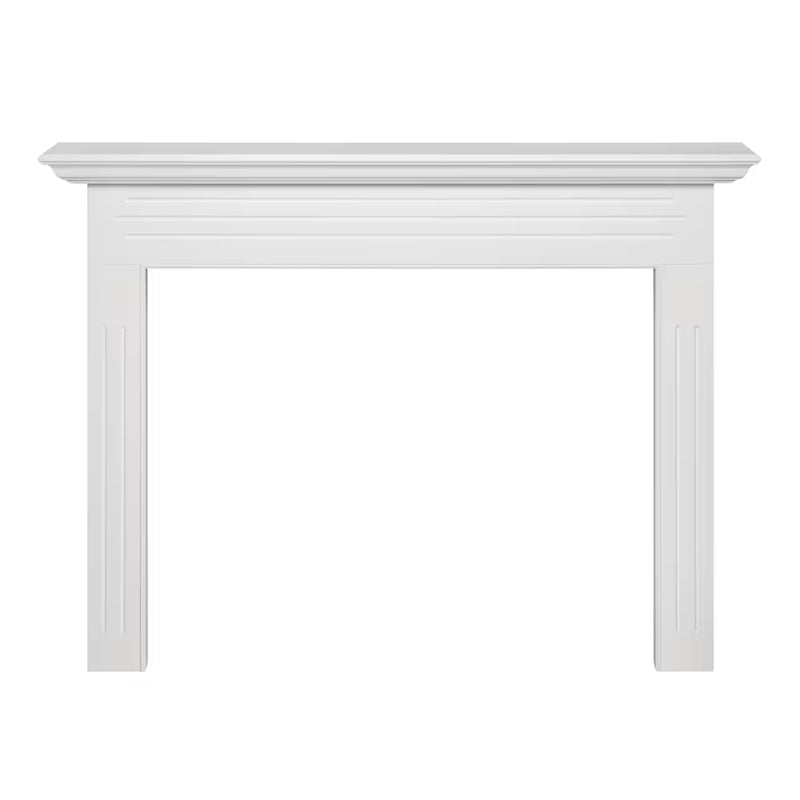 Pearl Mantels The Newport 48" Fireplace Mantel MDF White Paint