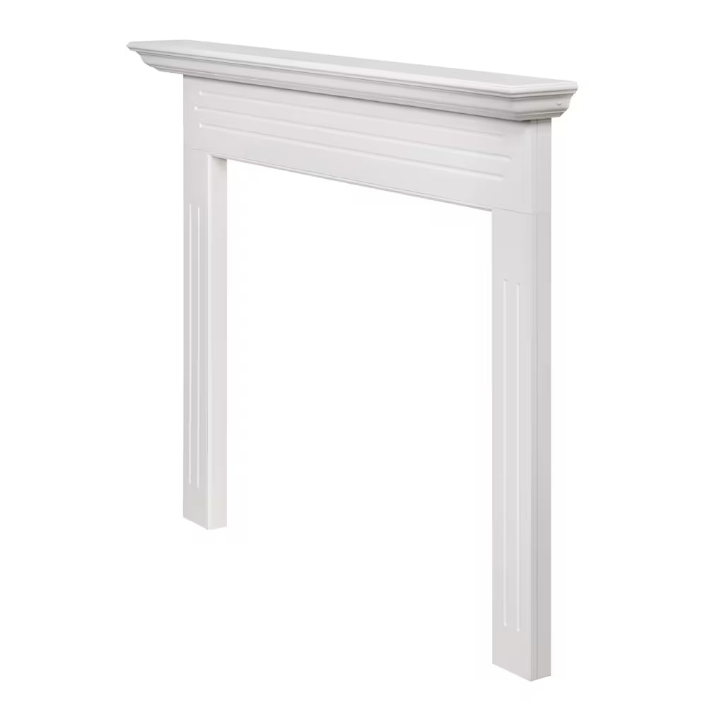 Pearl Mantels The Newport 48" Fireplace Mantel MDF White Paint