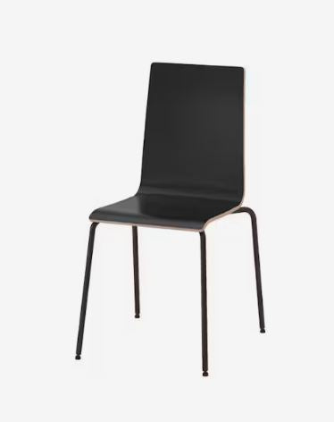 IKEA Martin Chair Black Set of 3