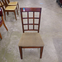 20-inch Mid Century Modern Wooden Upholstered Dining Chair