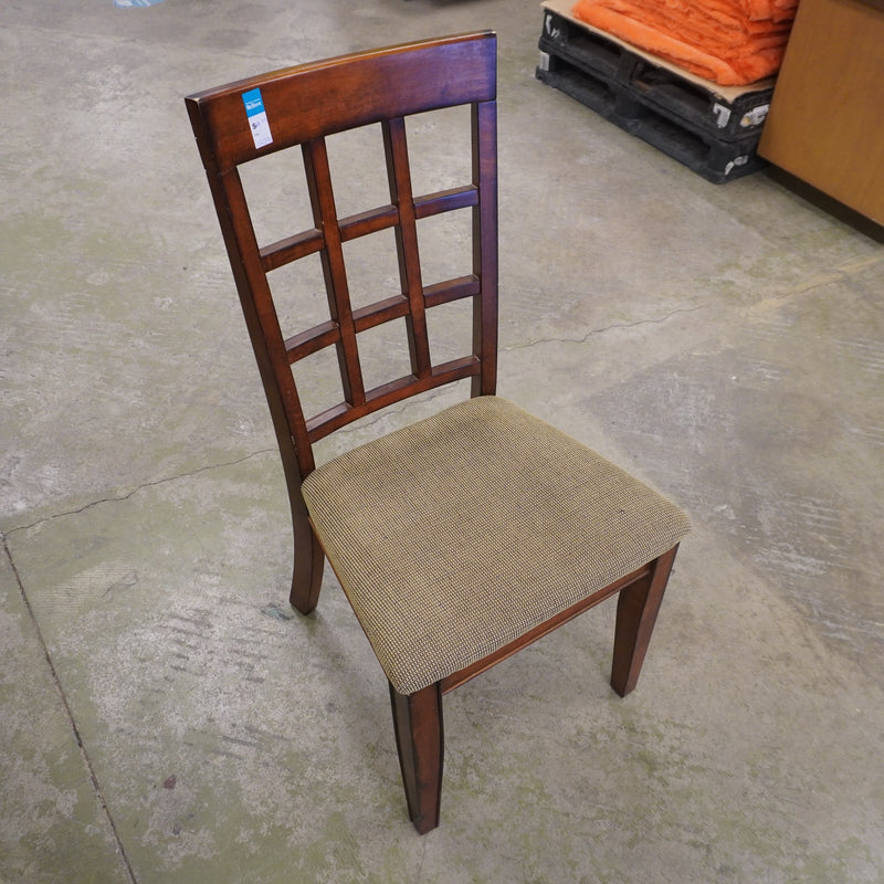 20-inch Mid Century Modern Wooden Upholstered Dining Chair