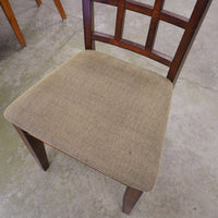 20-inch Mid Century Modern Wooden Upholstered Dining Chair