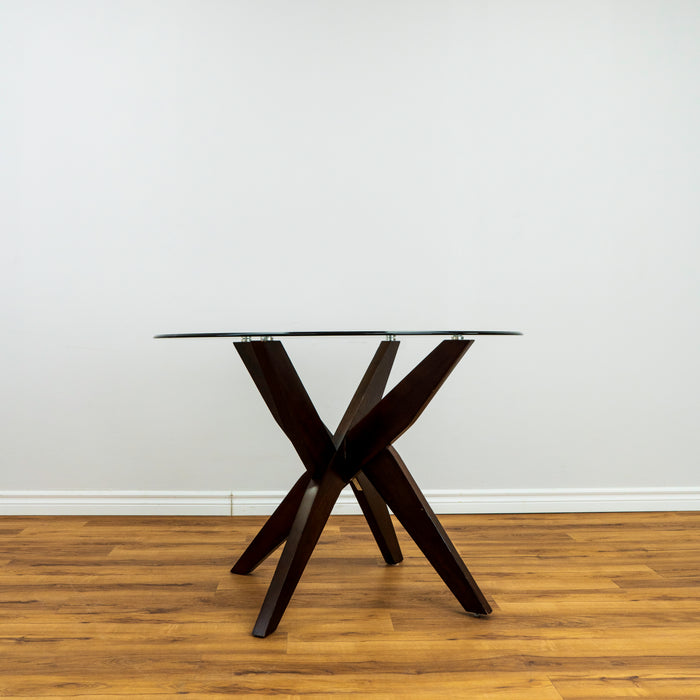 Amalie Round Dining Table in Walnut