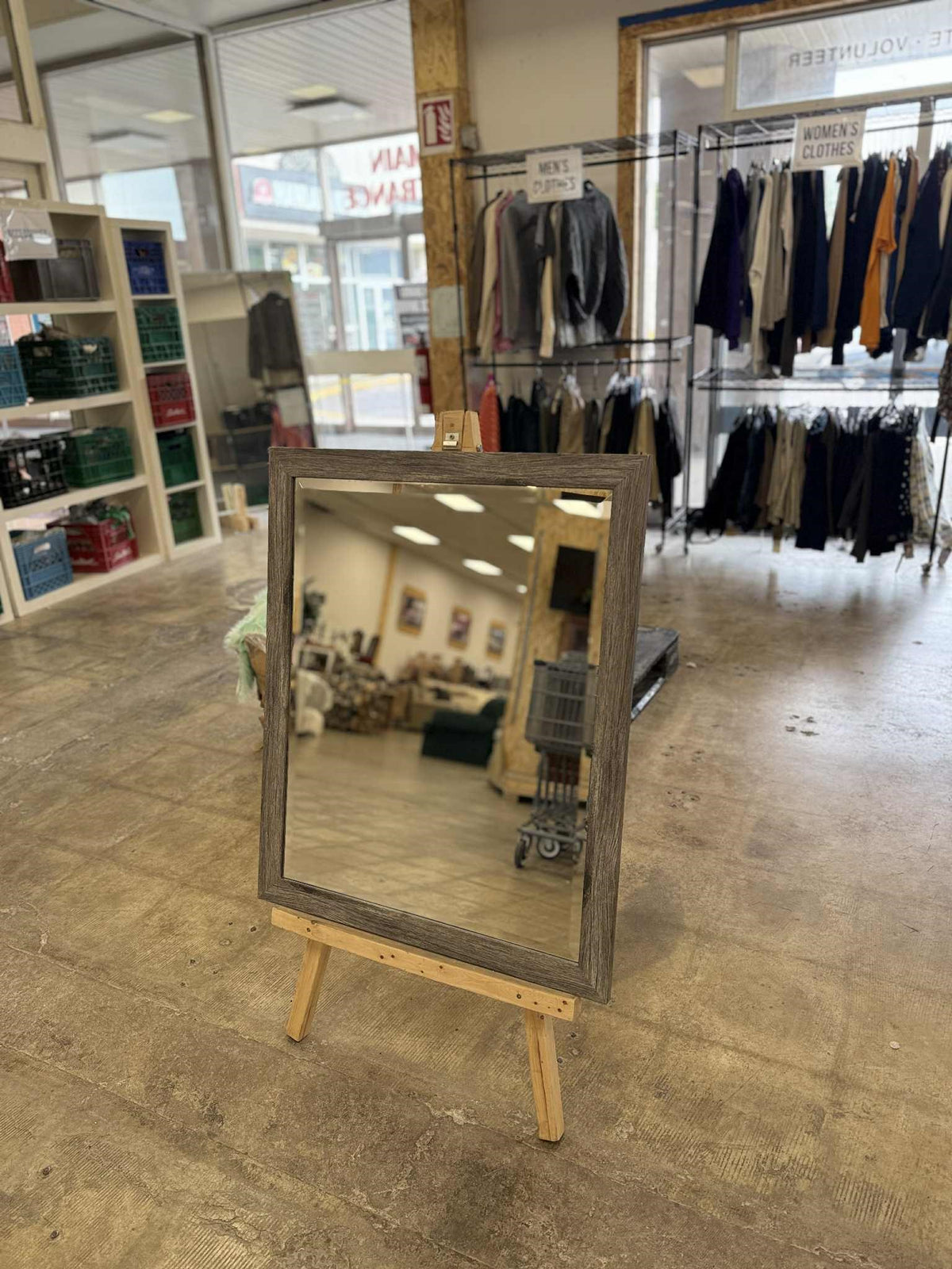 Greyish Brown Color Mirror