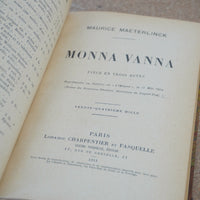 Monna Vanna by Maurice Maeterlinck 1911