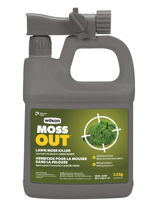 Wilson MossOut Moss Control with Lawn Herbicide, 2.5kg