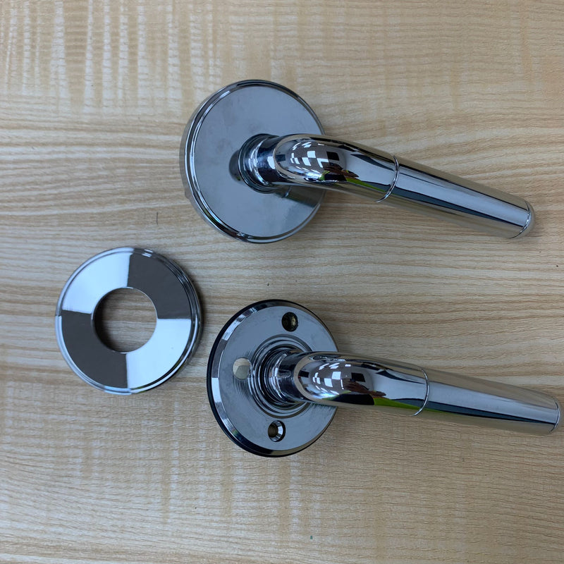 New Orleans Right Hand Passage Lever in Satin Chrome 1001NOLCRRH