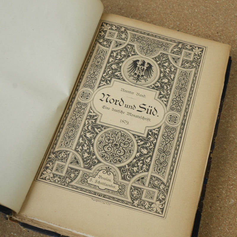Nord und Süd. Eine deutsche Monatsschrift by Paul Lindau Vol 9 1879