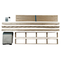 California King Size Wooden Frame Mattress Foundation