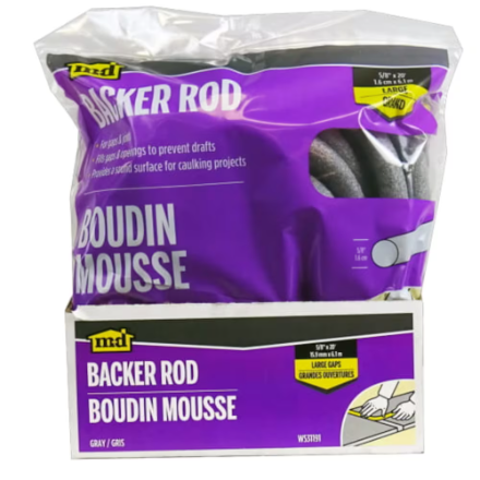 M-D Building Products  Gap & Joint Filler Backer rod of Large-Size in Grey