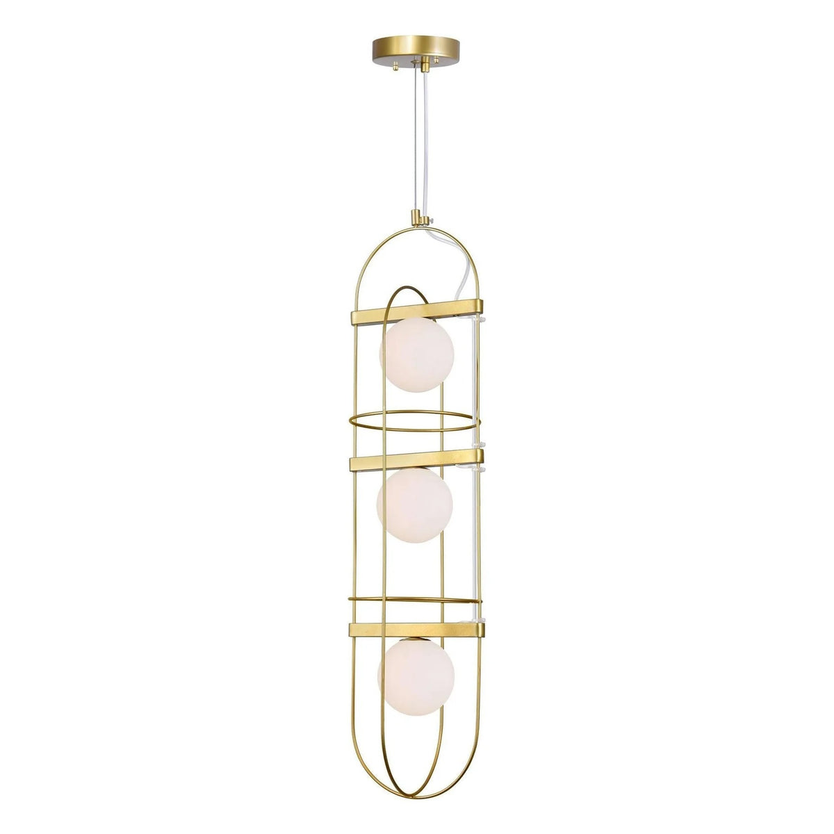 3-Light Orbit Medallion Pendant Light