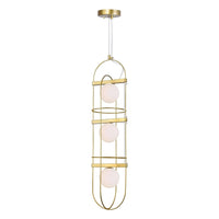 3-Light Orbit Medallion Pendant Light