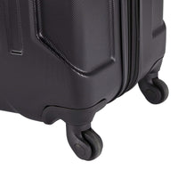 Outbound 2-Piece Hardside Spinner Wheel Travel Luggage Suitcase Set in Black