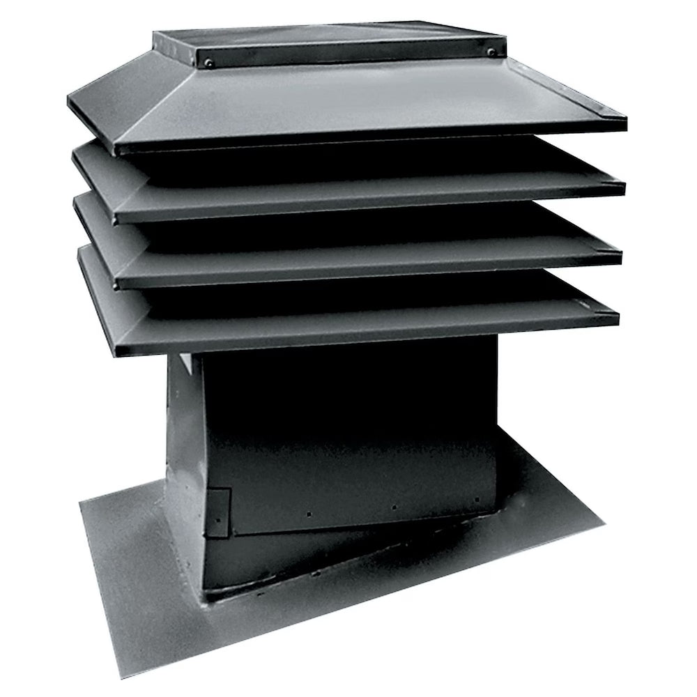 Maximum Model 301 Sloped Roof Ventilator in Black