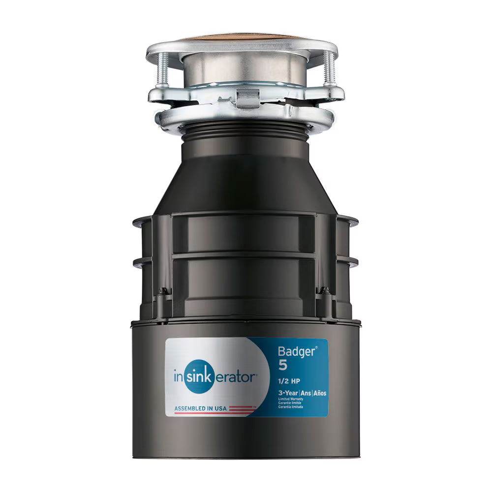 Insinkerator Badger 5 1/2 HP In-Sink Food Waste Disposer
