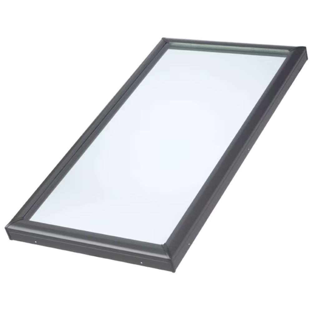 VELUX 22-1/2-inch x 46-1/2-inch Fixed Curb-Mount Skylight with Tempered Low-E3 Glass