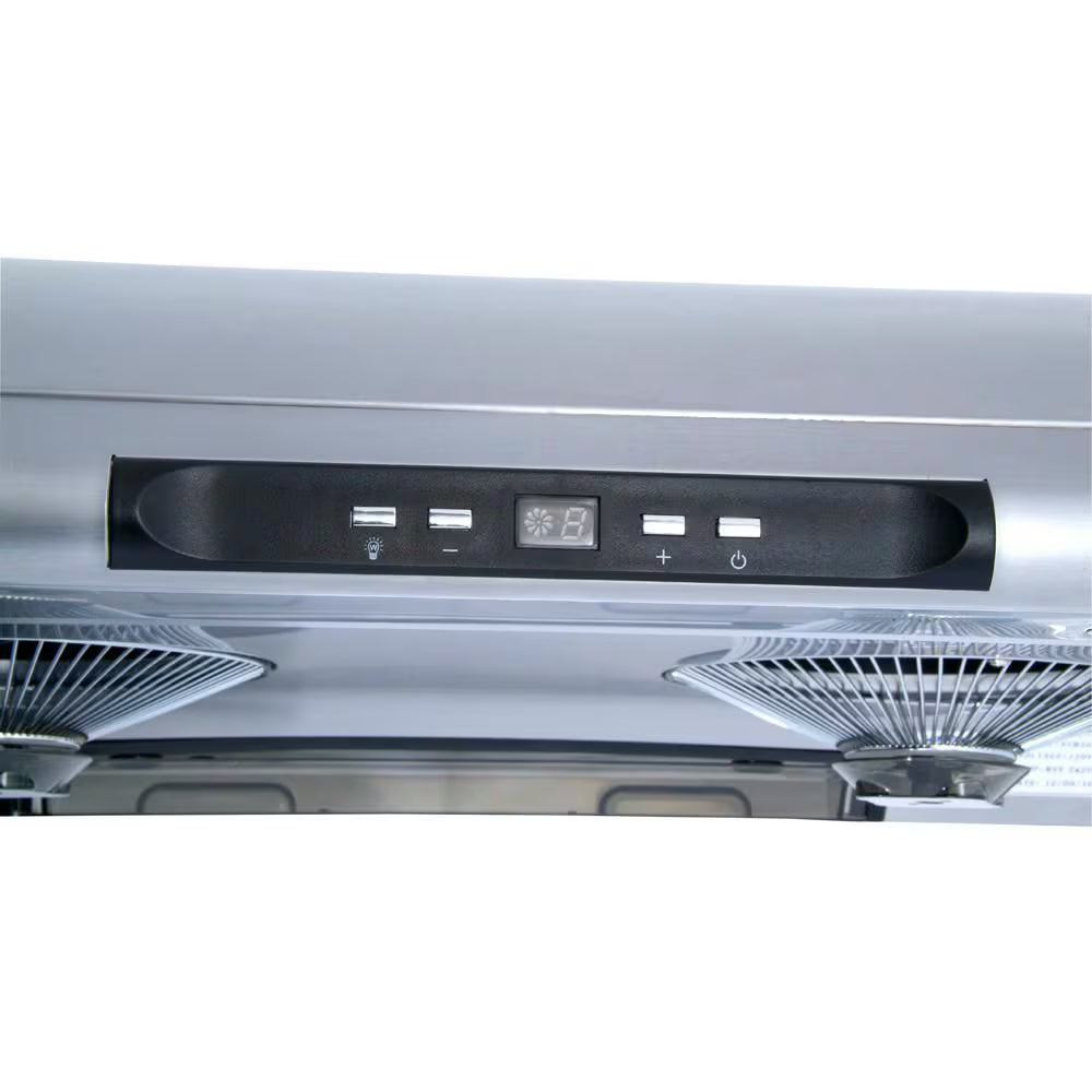Broan-NuTone 30-inch Under Cabinet Range Hood, 530 MAX Blower CFM in Stainless Steel