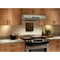 Broan-NuTone 30-inch Under Cabinet Range Hood, 530 MAX Blower CFM in Stainless Steel