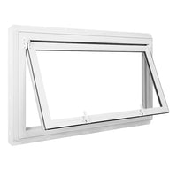 JELD-WEN 40 1/4-inch x 22 1/2-inch Full Vent Willmar® Collection Inswing Top Hinged Egress Compliant Vinyl Window
