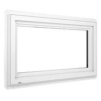 JELD-WEN 40 1/4-inch x 22 1/2-inch Full Vent Willmar® Collection Inswing Top Hinged Egress Compliant Vinyl Window