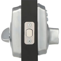 Schlage Camelot Satin Chrome Electronic Entry Door Keypad Deadbolt
