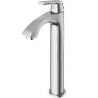 VIGO Linus Single Hole Single-Handle Vessel Bathroom Faucet in Brushed Nickel