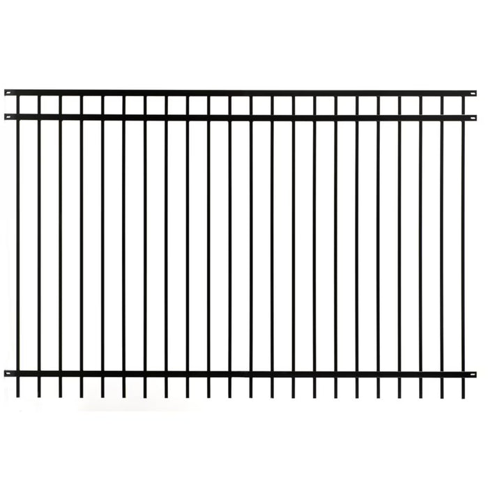 MEDALLION FENCE 60" x 91" Stanton KD (Knock Down) Fence Black